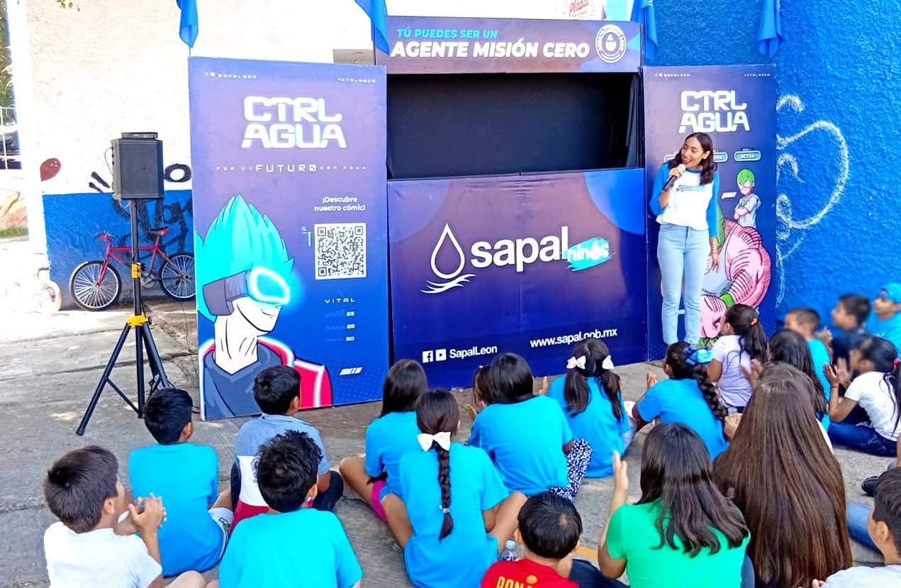 SAPAL IMPULSA EN LA NIÑEZ LEONESA UNA CULTURA DE CUIDADO DEL AGUA… 