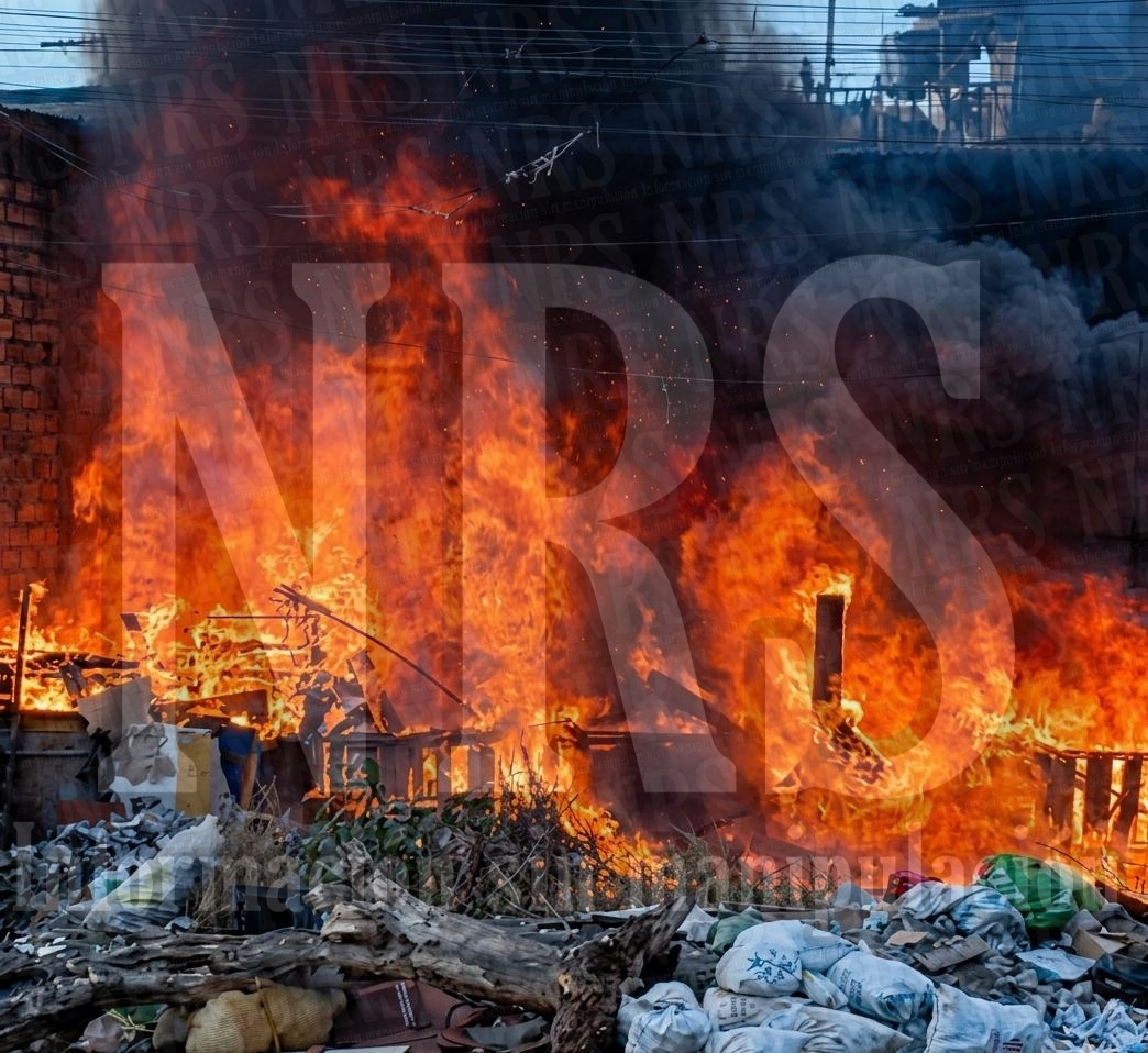 ¡INFIERNO DE LLAMAS CONSUME VIVIENDA IMPROVISADA EN VILLAS DE LEÓN!