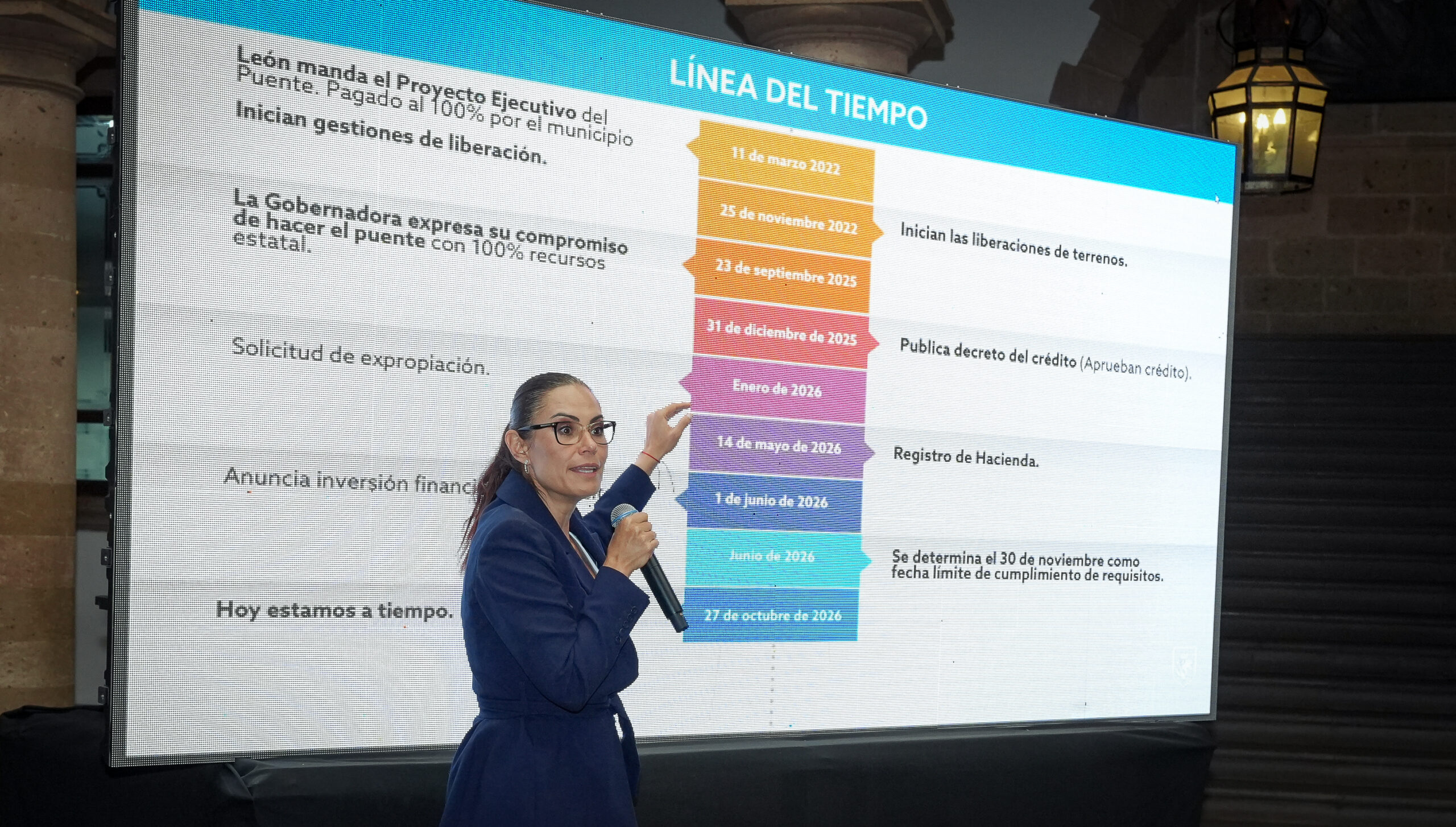 CON TRABAJO Y BUENA VOLUNTAD, EL PUENTE VA